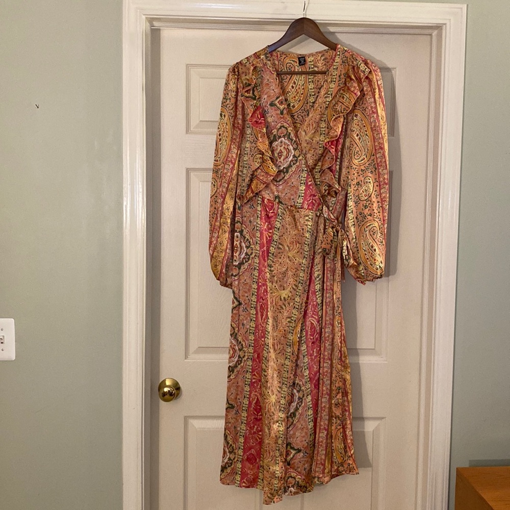 Shein Curve - 2XL wrap dress
